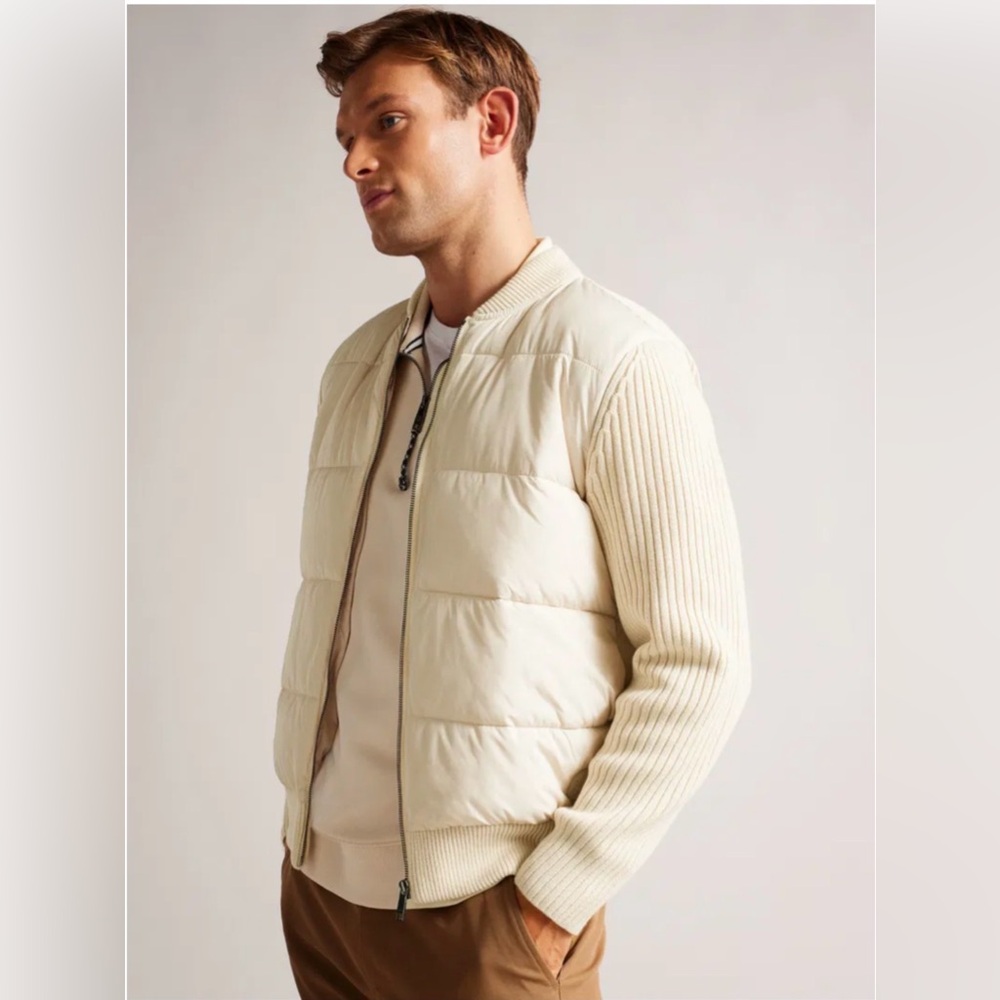 Ted Baker Cream Bomber Jacket